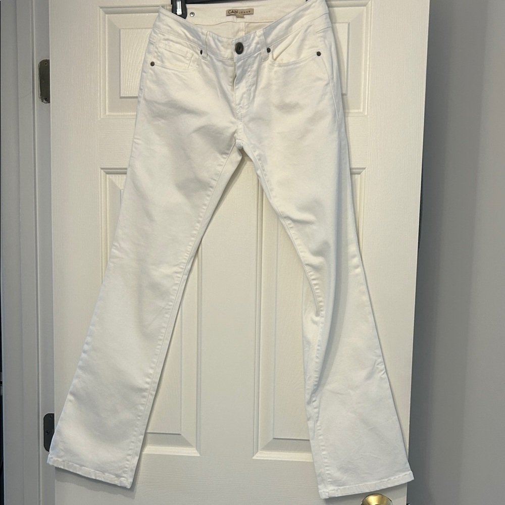 CAbi White Bootcut Jeans